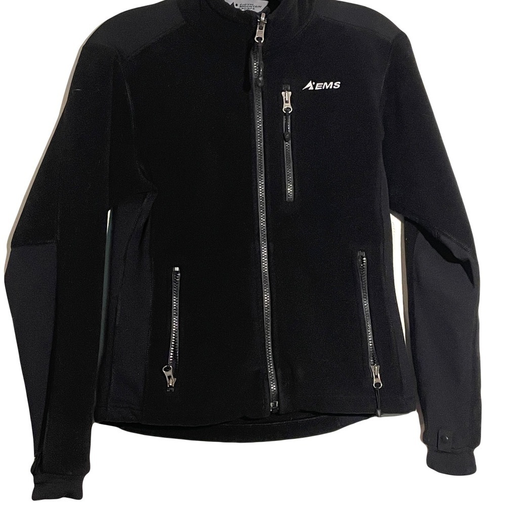 Eastern Mountains Sports women’s Black Jacket stretchtech Windpro size XS